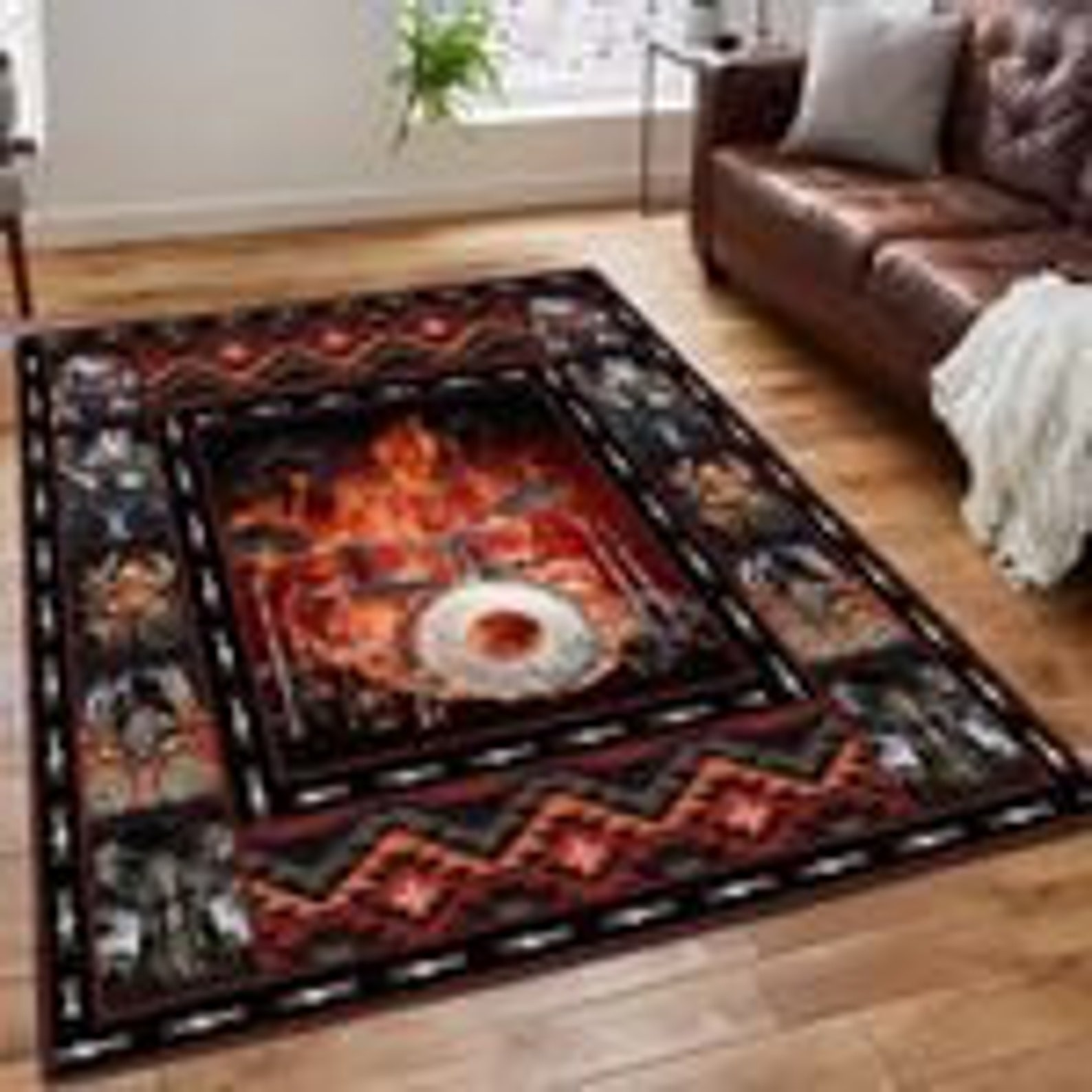 DRUM Area Rug Decorative Floor Rug Carpet Gift For Etsy