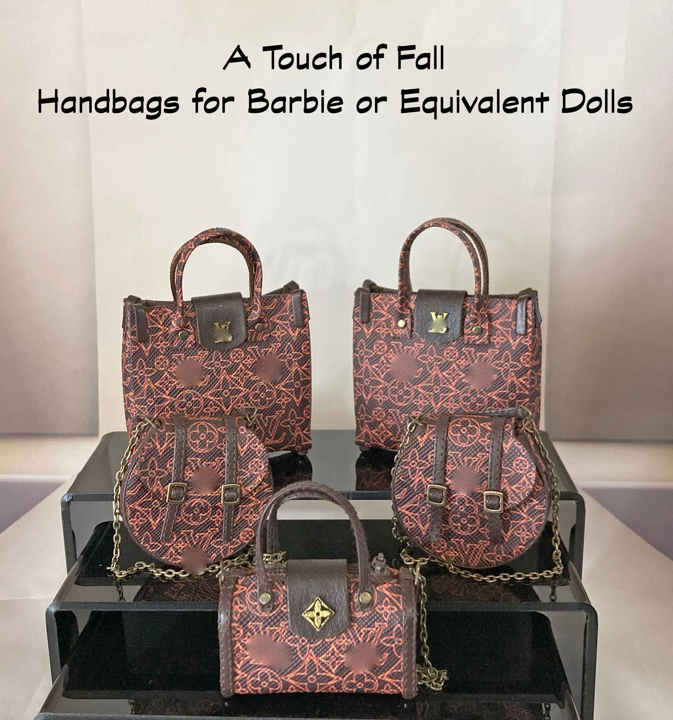 Handbags for Barbie or Equivalent Dolls 