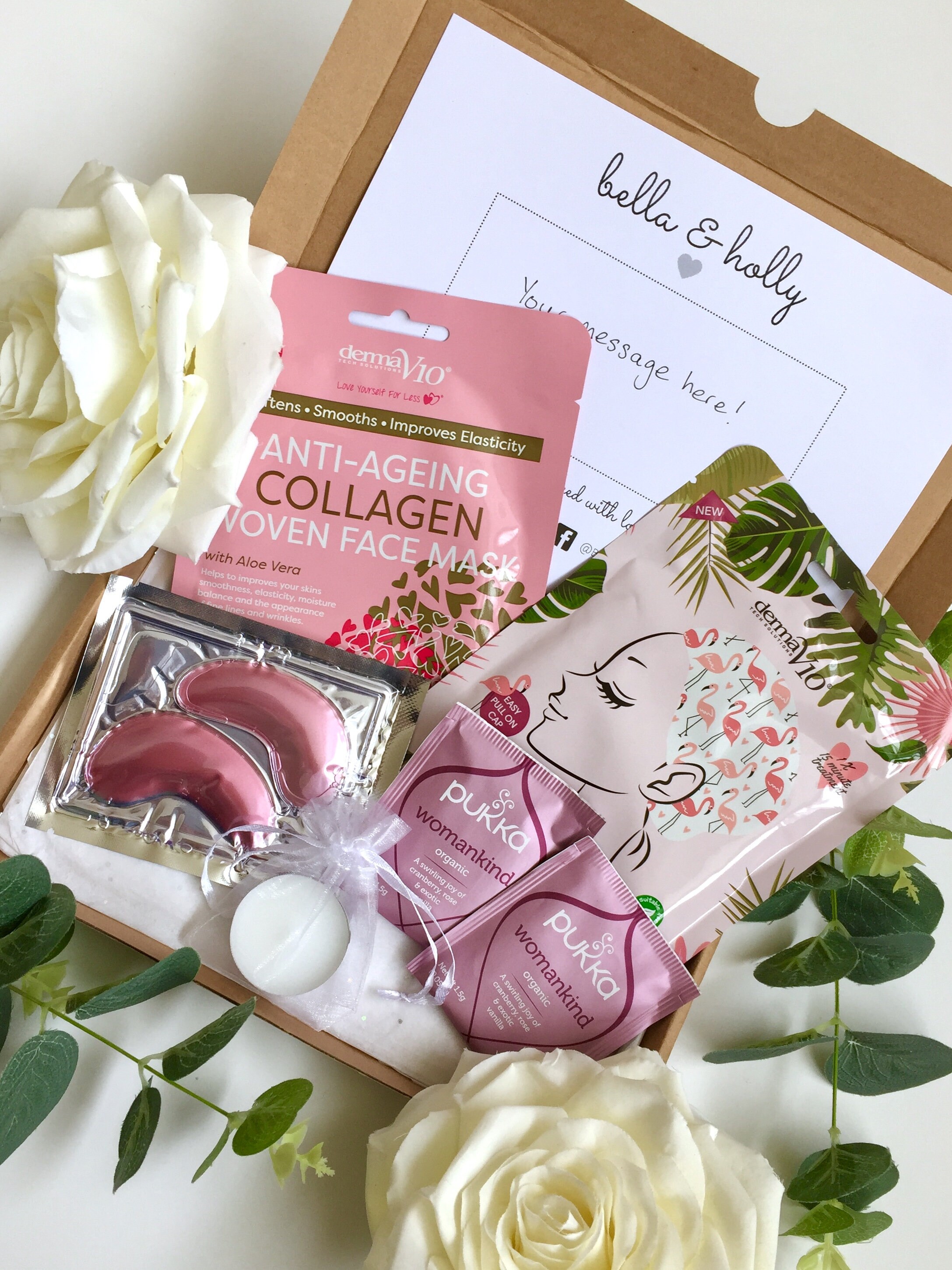 PINK PAMPER Box Letterbox Gift Spa Pamper Wellbeing Beauty Etsy