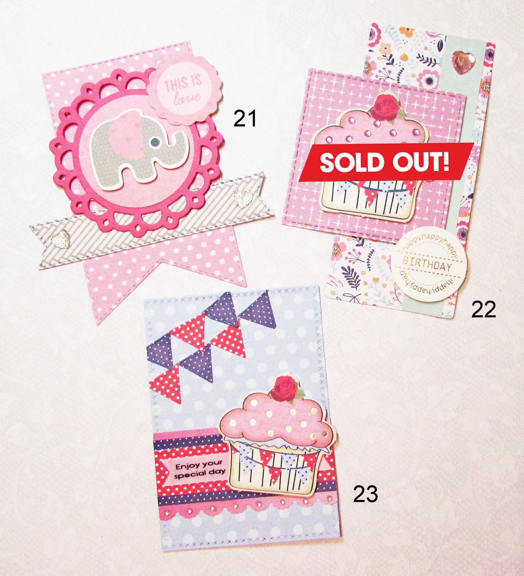 Small Topper Embellishments, Handmade, Planner, Scrapbook, Cards