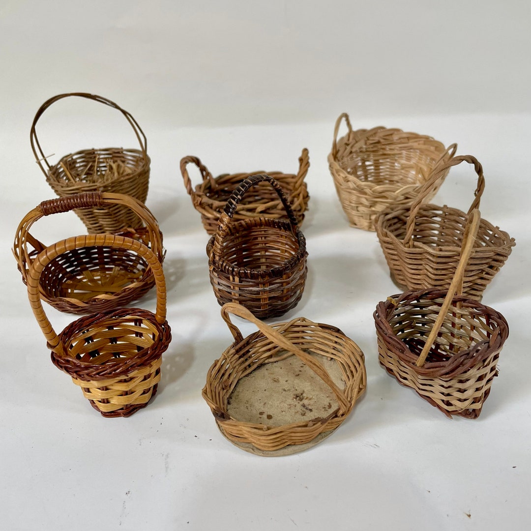 Miniature Wicker Baskets for Neapolitan Bethlehem Props Etsy
