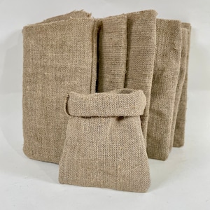 Antique jute bags Neapolitan nativity scene props miniature presepe