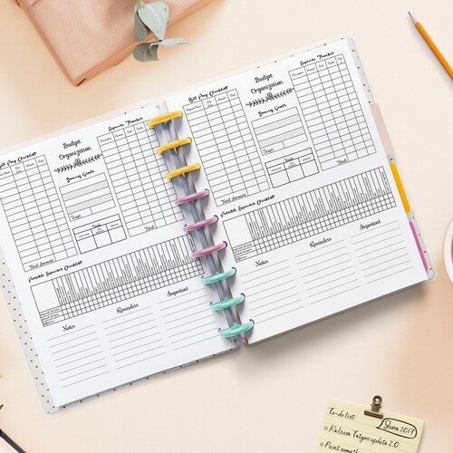 Happy Planner Classic Inserts Monthly Budget Happy Planner - Etsy