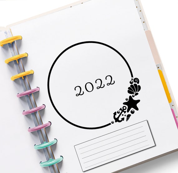 2024 monthly planner calendar inserts for 7 disc mini happy planners,  monthly loose-leaf refills, size 4.6x7 - etsy
