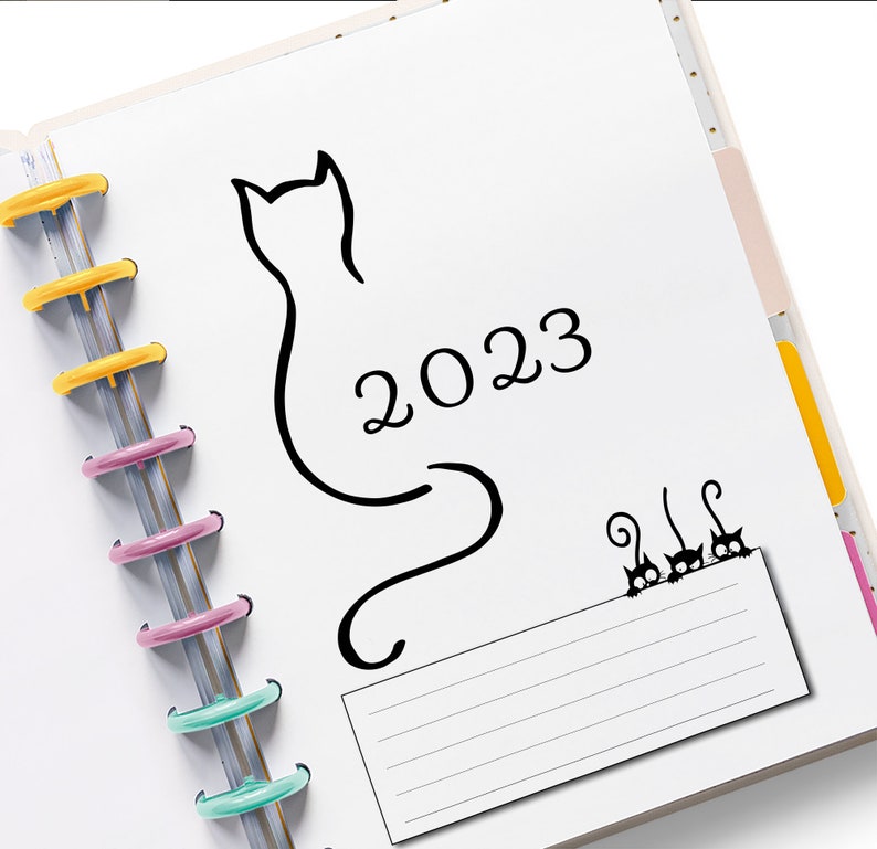 2023 Discbound Monthly Calendar Inserts for 11 Disc Planners Etsy