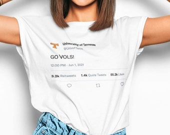 Personalized College Tweet T-Shirt | Tailgating Top