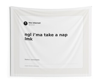 Copy of Copy of New Cat Dropped Tapestry | Funny Internet Meme Dorm Wall Decor