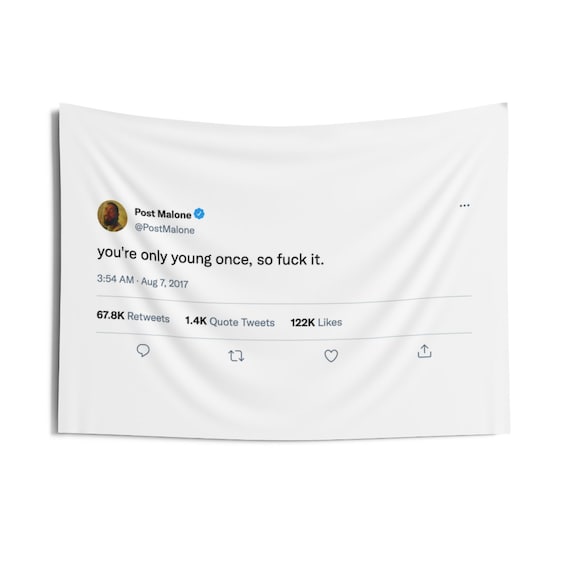 Post malone tweet tapestry hotsell