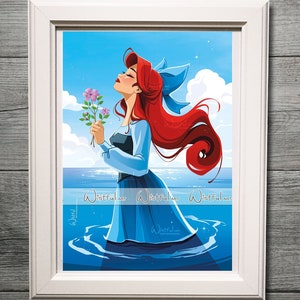 Ariel Flowers - Fine Art Quality Print