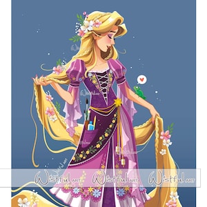 Rapunzel Designer Print