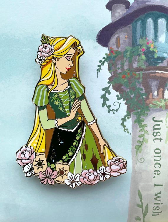 Rapunzel Pins LE 30 Green Variant - Etsy