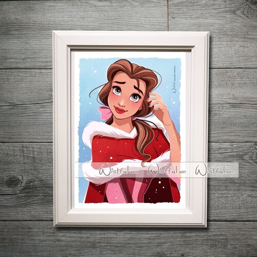 Belle Designer Fine Art Quality Print Etsy