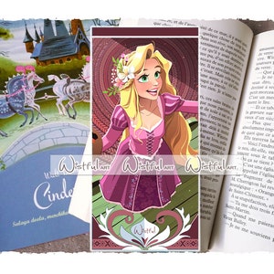 Rapunzel Art tower bookmark