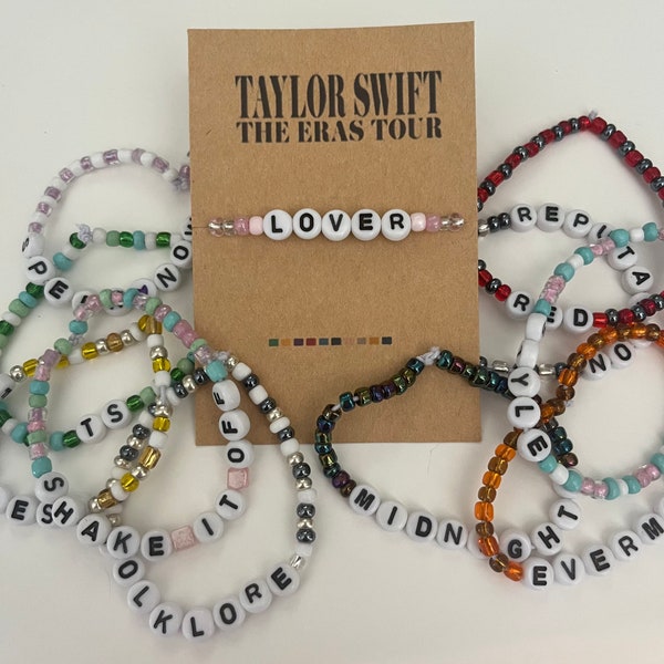 Taylor Swift Bracelets/ friendship bracelet/ Eras Tour bracelet Exchange/Taylor Swift Albums/Holiday/Christmas Gift