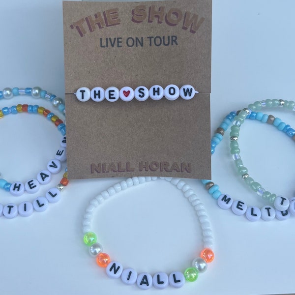 Niall Horan Bracelets/ friendship bracelet/ The Show bracelet Exchange/The Show