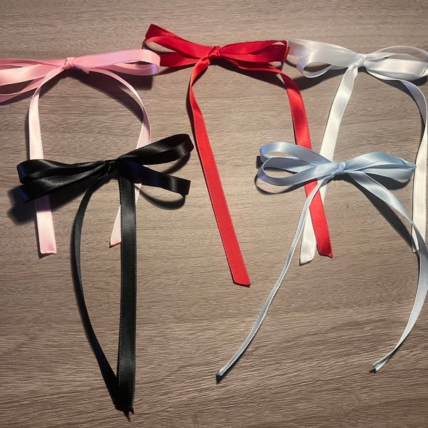 Ribbon Hair Bows/Coquette Bows