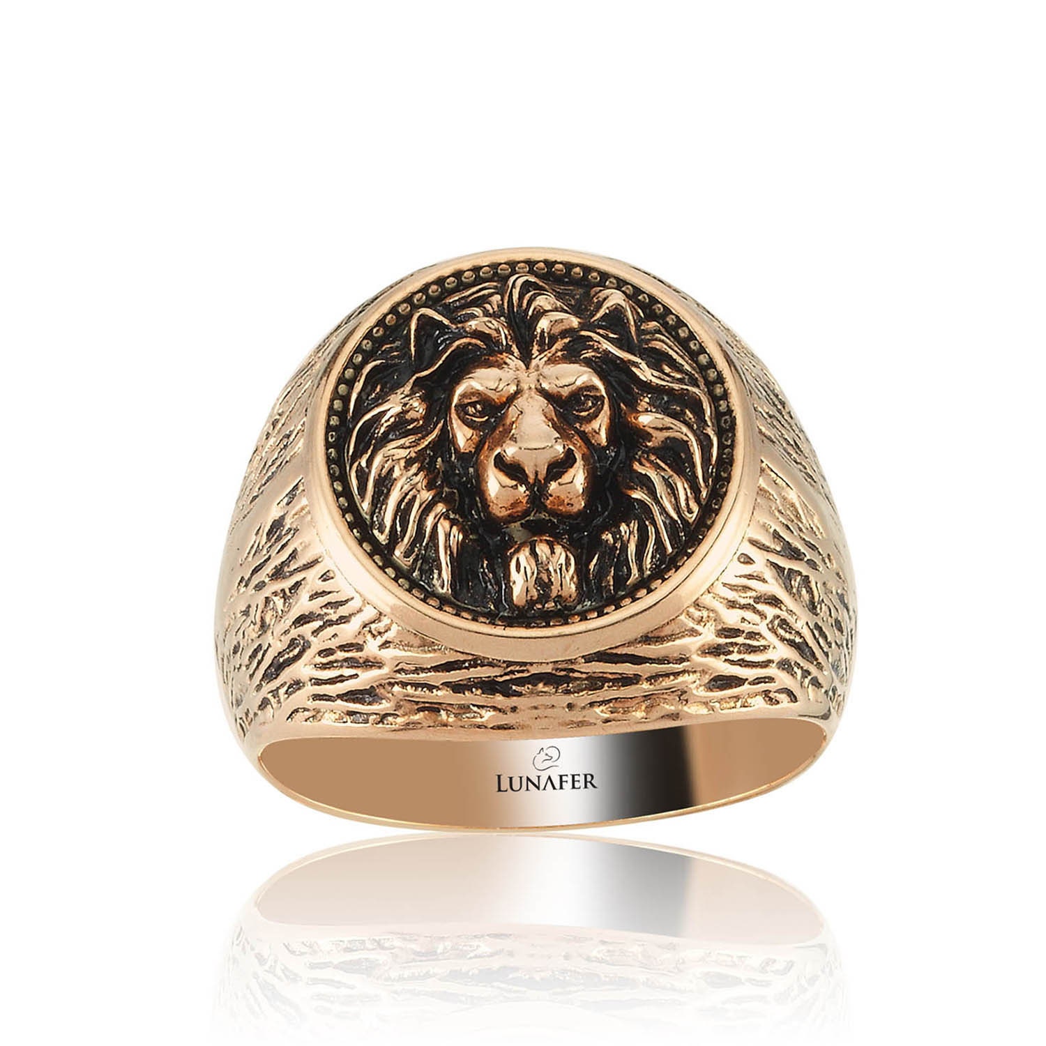 Guess lion deals ring