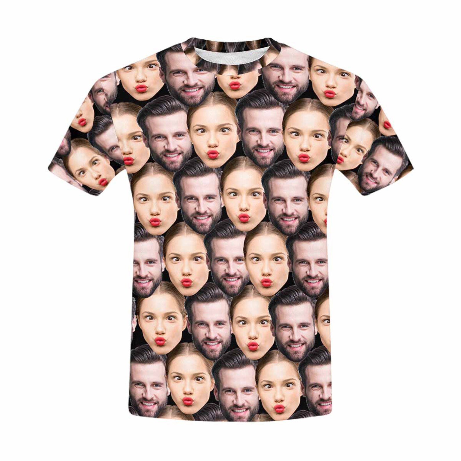 Personalized Couple Faces shirt for Men Custom Funny Face Etsy