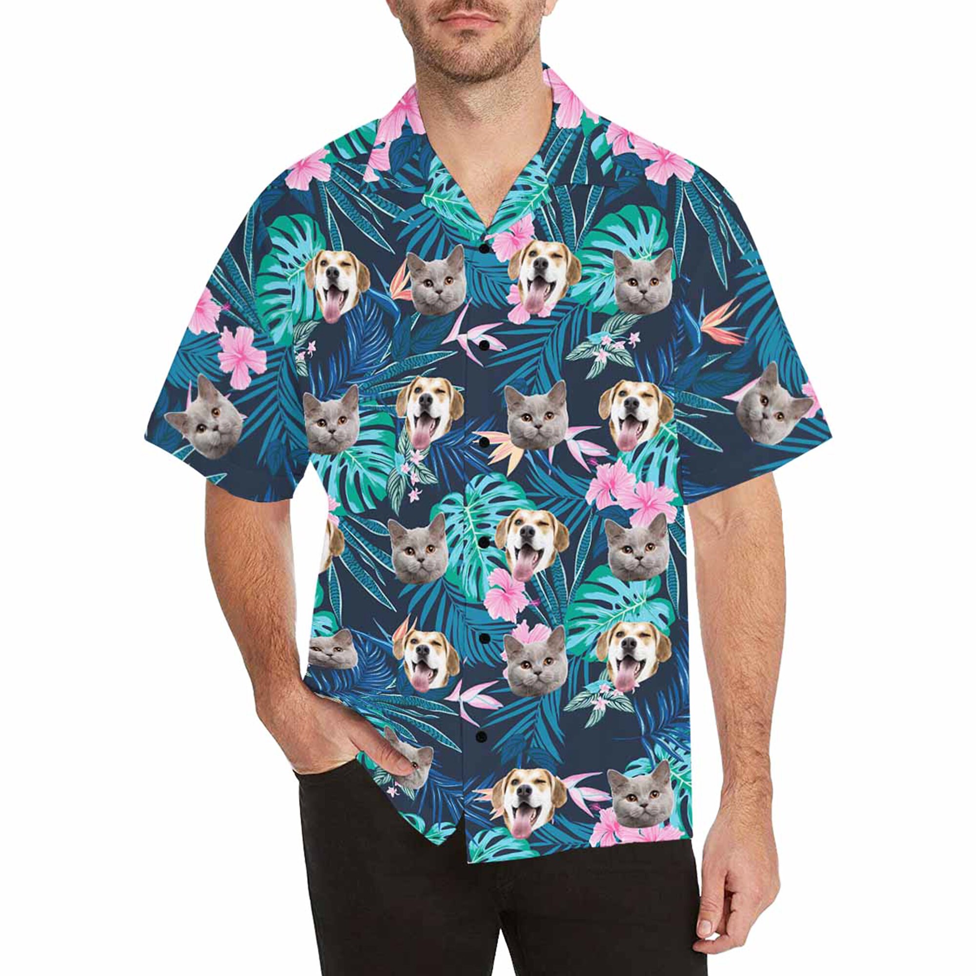 cat hawaiian shirt
