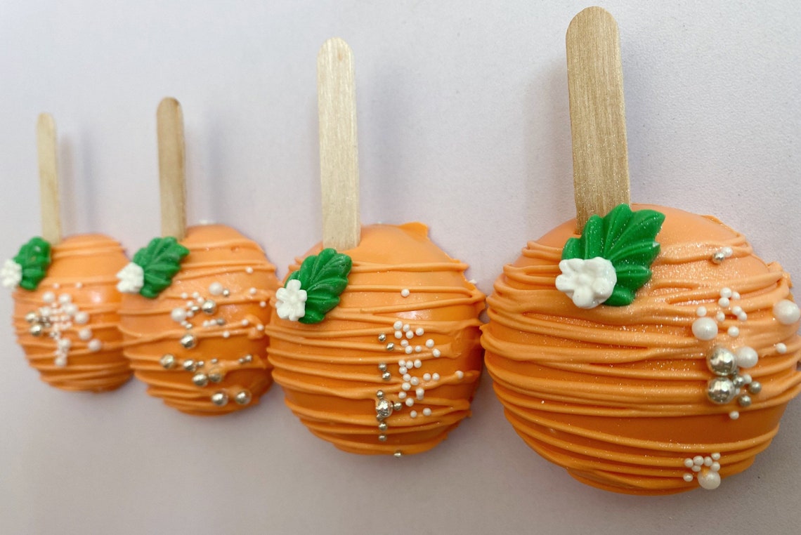 My Little Cutie Cakesicles A Cutie is on the Way Orange Etsy