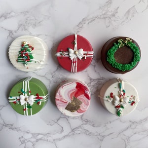 Christmas Oreos, Holiday Oreos, Christmas Christmas gift, Christmas Dessert, Stocking Stuffer, Holiday Gift, Xmas