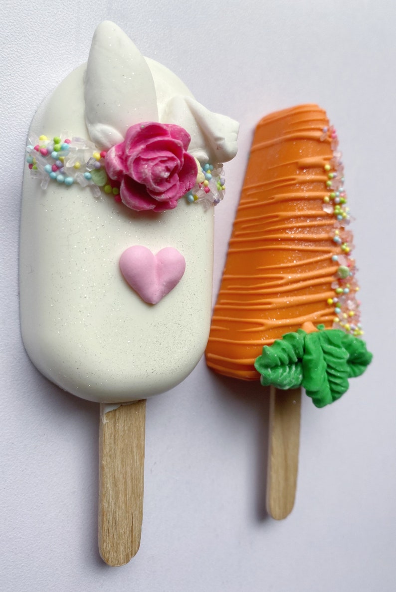 Easter Bunny Cakesicles Easter Cakepops Easter Treats Etsy