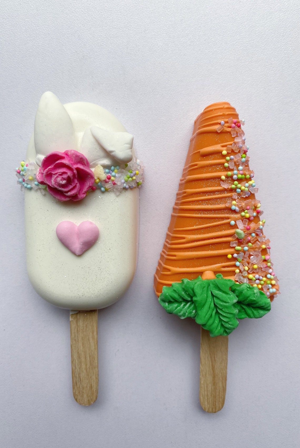 Easter Bunny Cakesicles Easter Cakepops Easter Treats Etsy