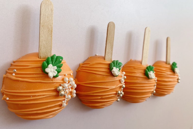 My Little Cutie Cakesicles A Cutie is on the Way Orange Etsy