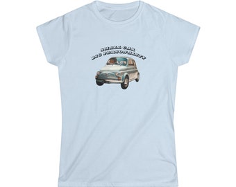 Fiat 500 Softstyle-T-shirt voor dames