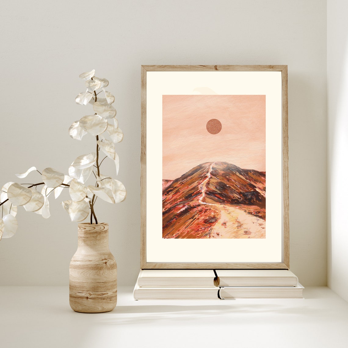 High Quality Art Print Abstract Lake District Mountains Crag Etsy