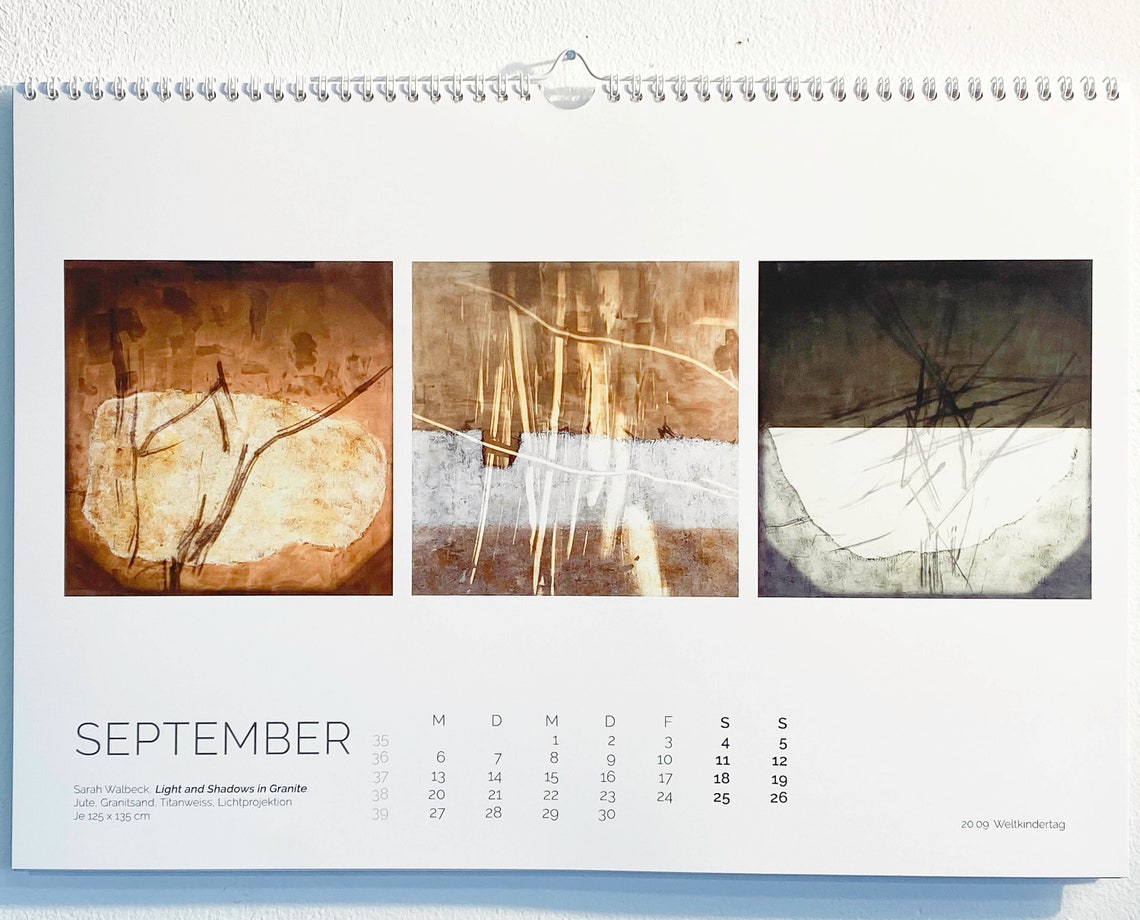 2021 art calendar Etsy