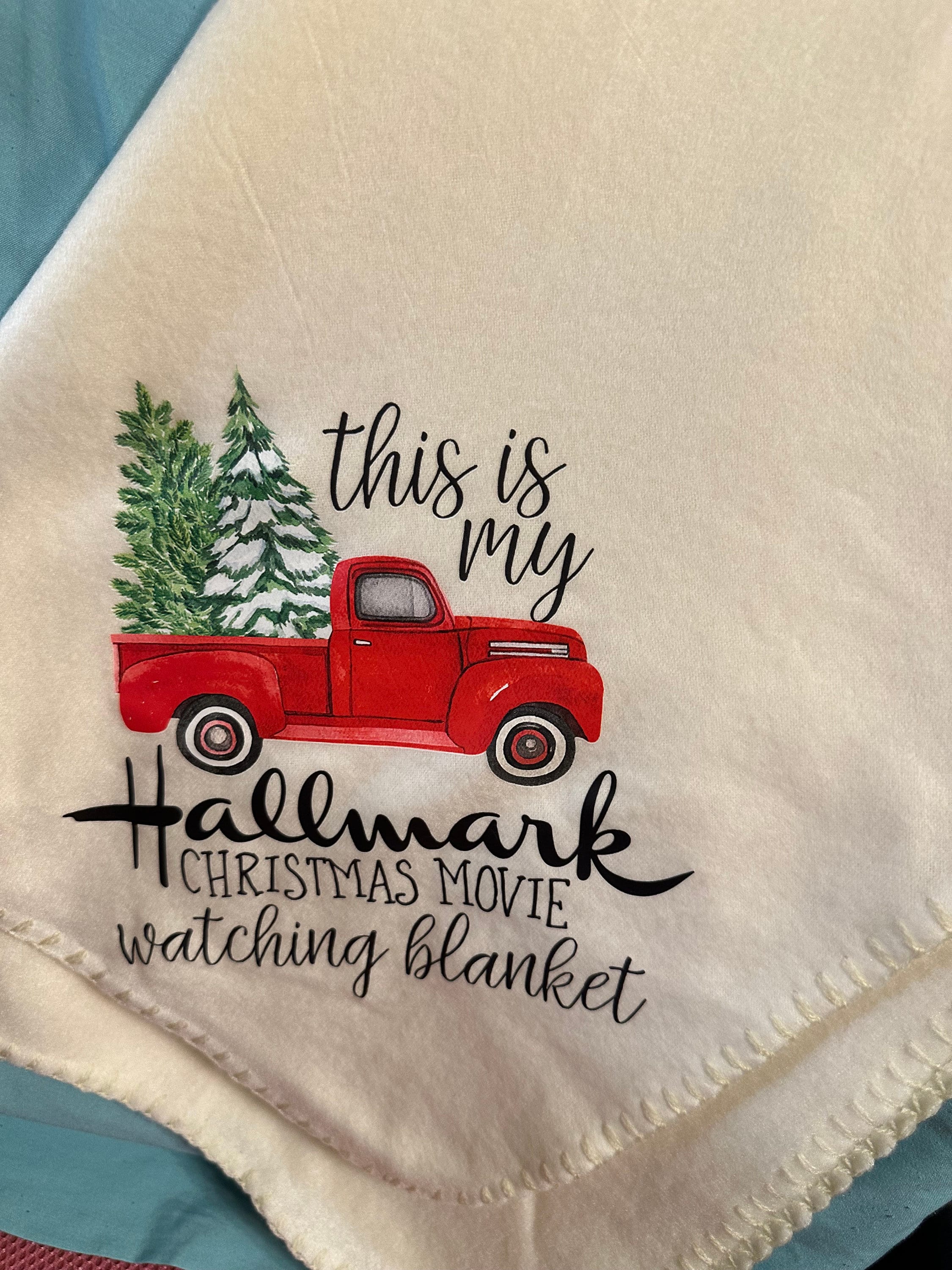Hallmark Movie Watching Hallmark Sweatshirt Blanket Hallmark