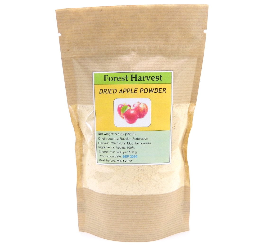 Organic dried russian Apple powder Etsy