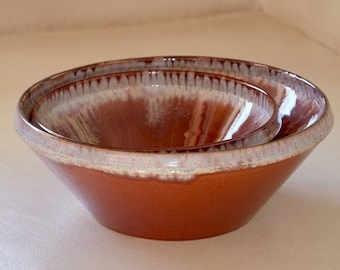 Medium Stunning Glazed Serving Bowl | Mediterranean Kitchen Fruit Bowl | Ceramic Glazed Pottery | Extra Large Salad Bowl Centre Piece