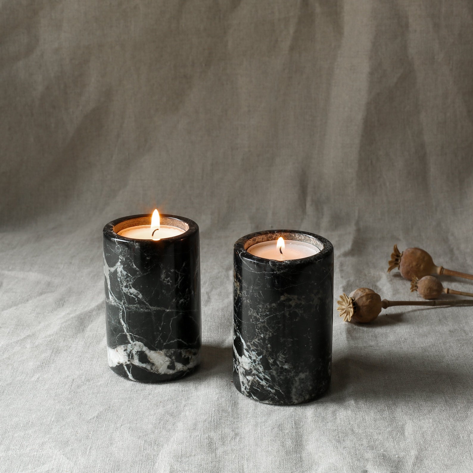 Marble Tealight Holder Luxury Solid Stone Tea Light Candle Etsy UK