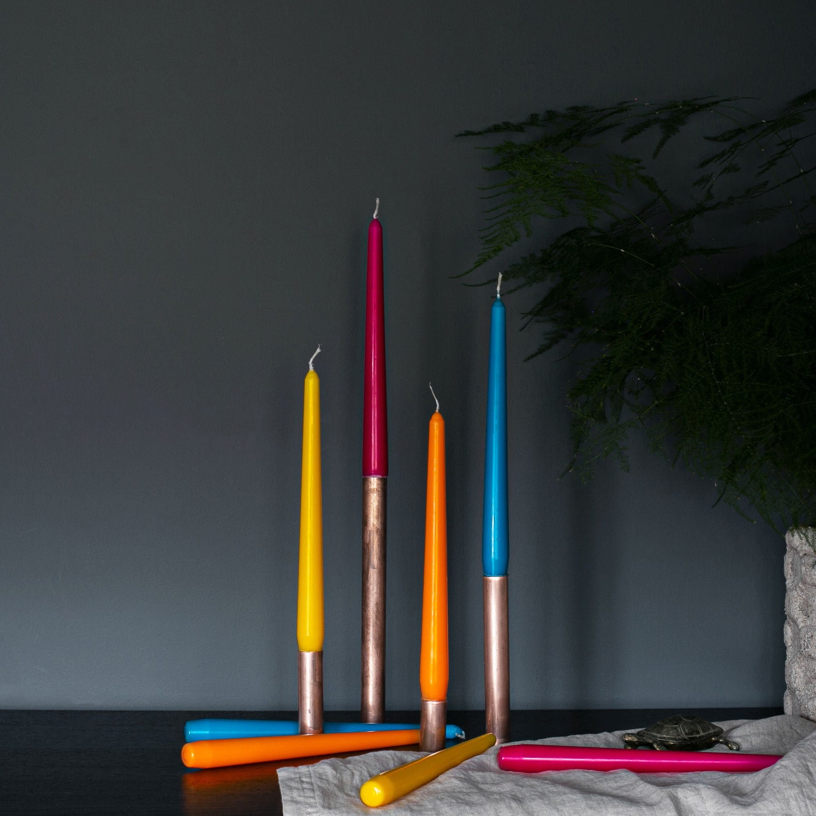 Tall Taper Candles Colourful Candle Pack Dinner Candle Etsy