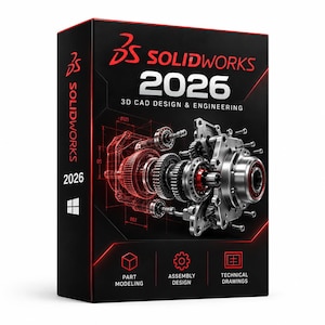 SOLIDWORKS 2026 3D CAD Software - Lifetime License - Instant Download