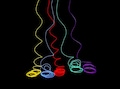 El Wire Kit with small power pack for DIY, EL wire sign glow in the dark
