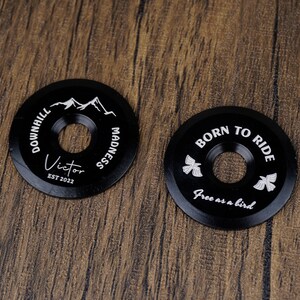 Personalised Bike Headset Cap For Cyclists, Mountain Biking Gifts, Mountain Biker Gift, Cyclist Gifts-2