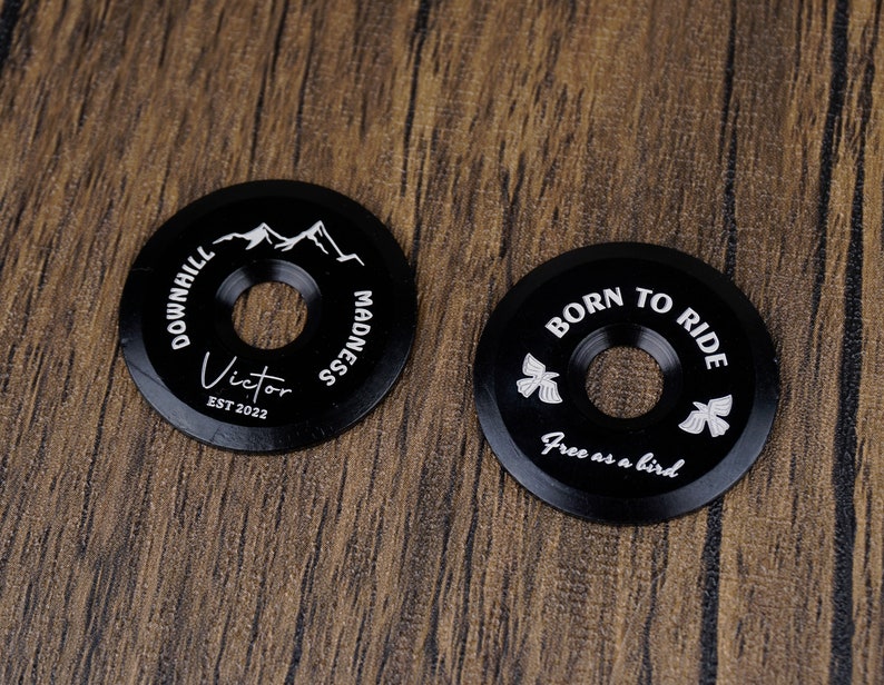 Personalised Bike Headset Cap For Cyclists, Mountain Biking Gifts, Mountain Biker Gift, Cyclist Gifts-2