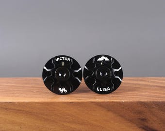 Custom Bicycle Headset Cap – CNC Machined, Anodized – Personalized Bike Stem Cap