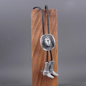 Gravata personalizada de cowboy ocidental Bolo Tie para homens, bolotie vintage