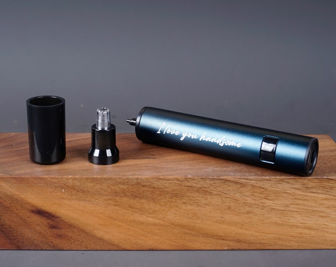 Stylish Nose Hair Trimmer – Perfect Gift with Personalized Engraving