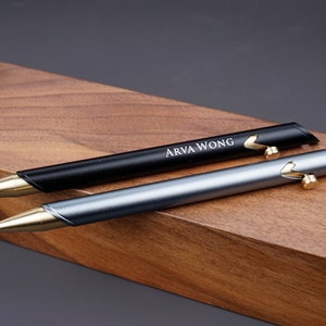 Gepersonaliseerde pen voor heren met pen met gegraveerde naam, custom EDC-pen voor hem, kenmerkende pen in zakformaat