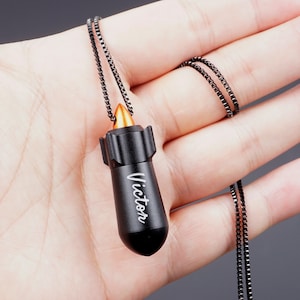 Gepersonaliseerde raket CREMATIE URN KETTING, huisdier man vrouwen as sieraden, waterdichte as sieraden, waterdichte urn, pillendoosje