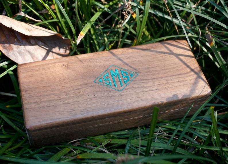 Personalized Wooden hard glasses case with engraved for gift, classic wood box eyeglasses case, retro wooden box glasses, eyeglass holder-2