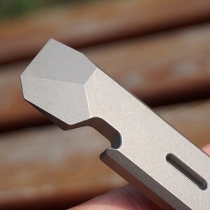 TiPry GEN II - Grade 5 Solid Titanium Pry Bar EDC Multitool, Ultra Strong & Lightweight (1.1oz) - View #13