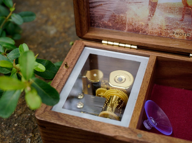 Personalized Wooden JEWELRY MUSIC BOX Howls Moving Castle Etsy