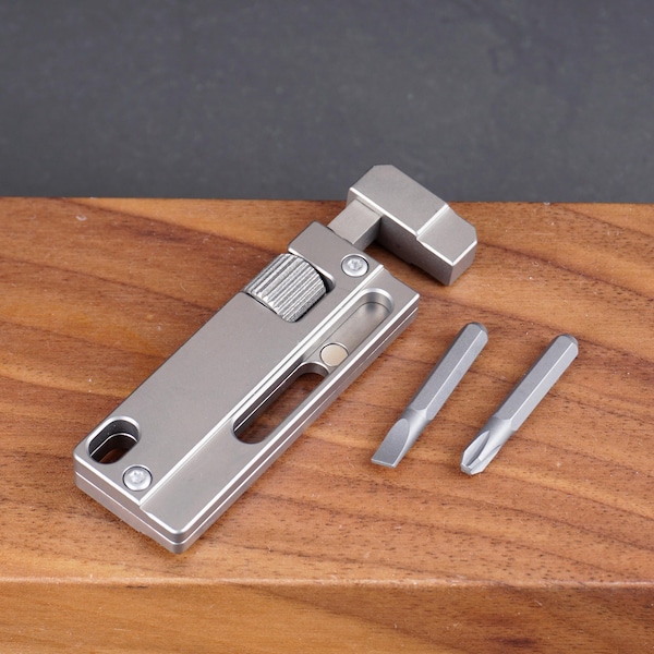 Personalized Titanium EDC Multi-Tool, Pocket keychain
