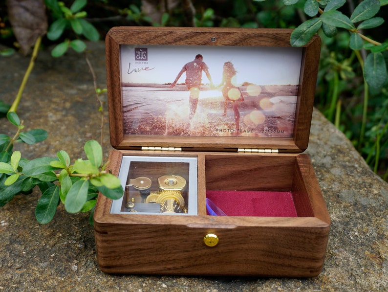 Personalized Wooden JEWELRY MUSIC BOX Howls Moving Castle Etsy